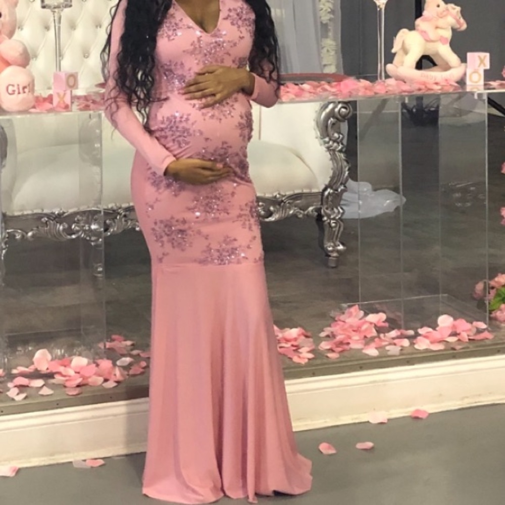 pink mermaid dress